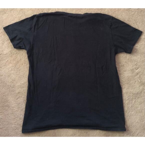 Nirvana Smiley Face Kurt Cobain Grunge 90's Black T-Shirt Medium - Picture 2 of 3